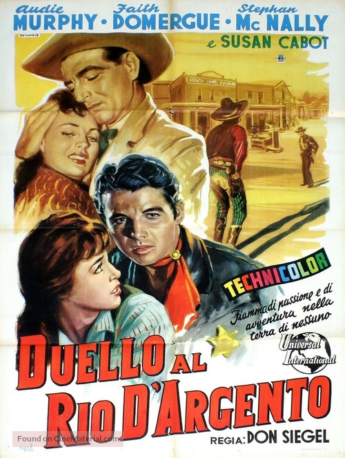 The Duel at Silver Creek - Italian Movie Poster