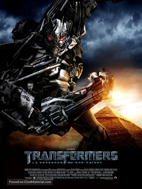 Transformers: Revenge of the Fallen - Mexican Movie Poster