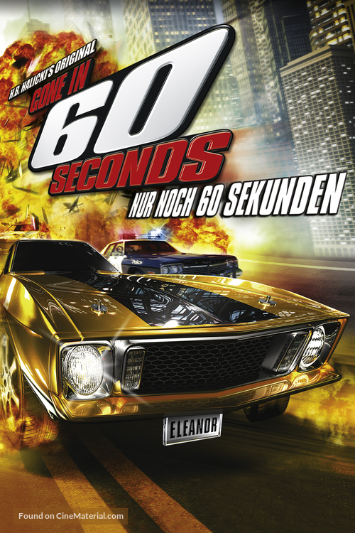 Gone in 60 Seconds - German DVD movie cover