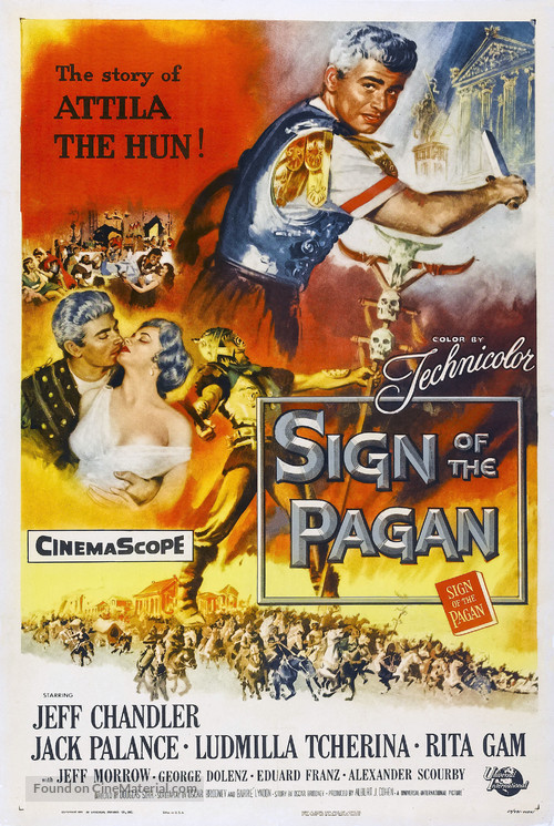 Sign of the Pagan - Movie Poster