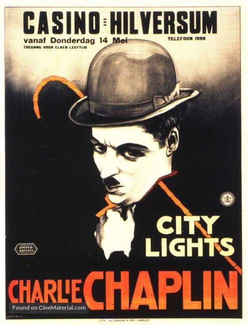 City Lights - Dutch Movie Poster
