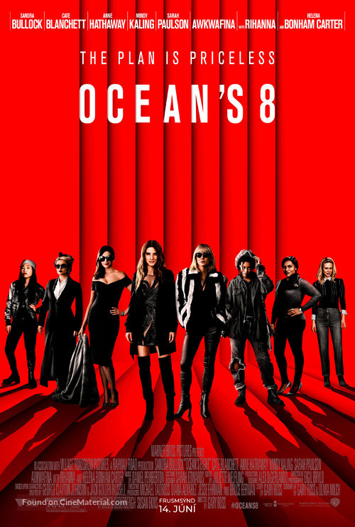 Ocean&#039;s 8 - Icelandic Movie Poster