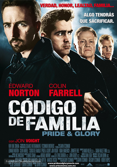 Pride and Glory - Mexican Movie Poster