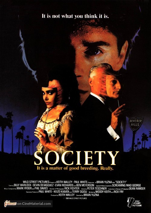 Society - Movie Poster