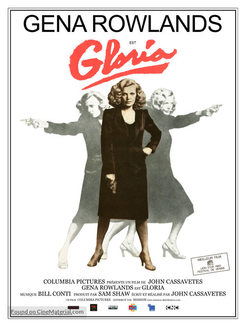 Gloria - French Re-release movie poster