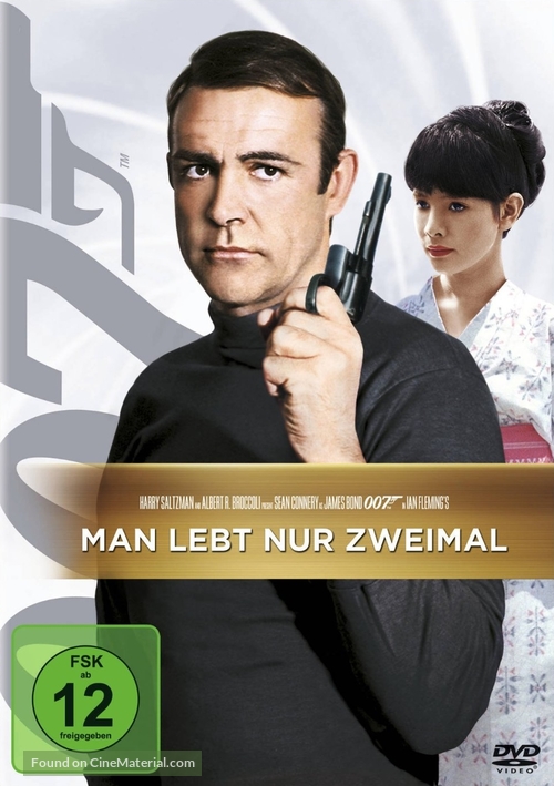 You Only Live Twice - German DVD movie cover