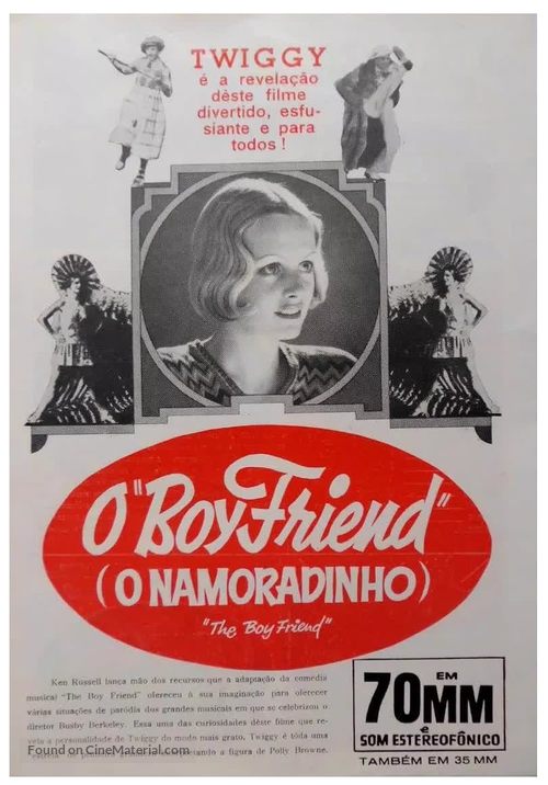 The Boy Friend - Portuguese poster