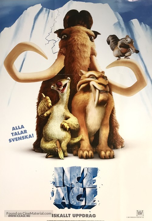 Ice Age - Swedish Movie Poster