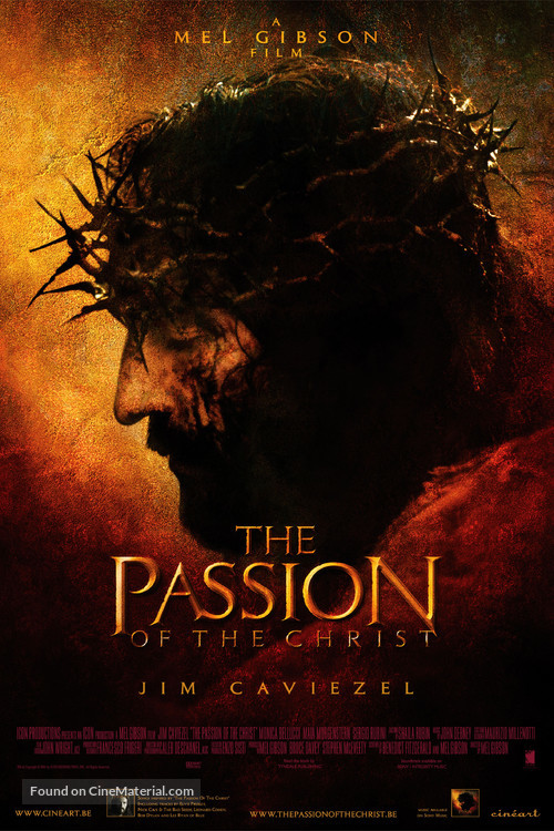 The Passion of the Christ - Belgian Movie Poster