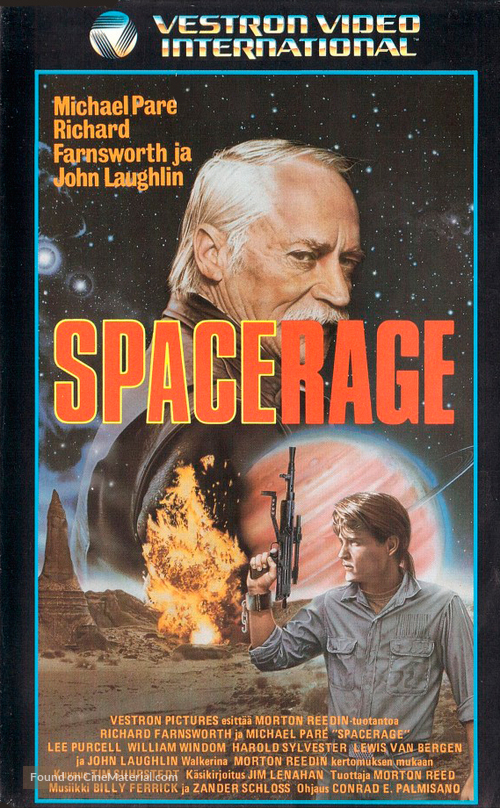 Space Rage - Finnish VHS movie cover