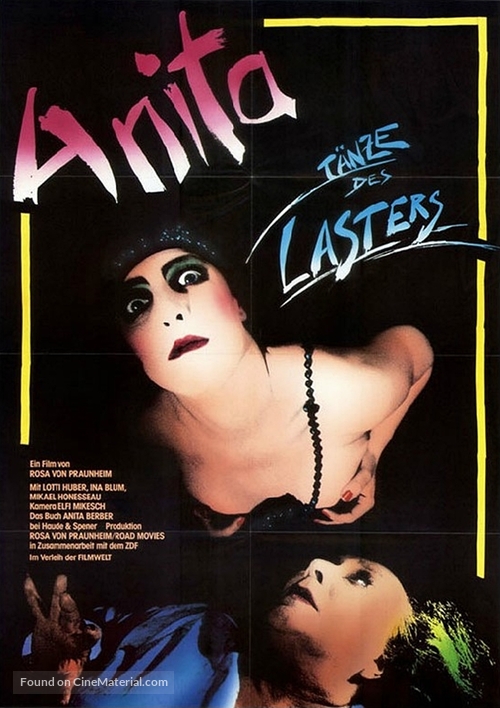 Anita - T&auml;nze des Lasters - German Movie Poster