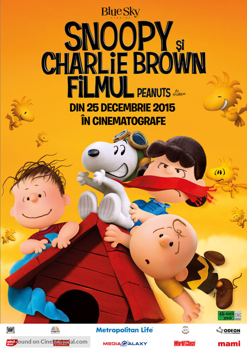 The Peanuts Movie - Romanian Movie Poster