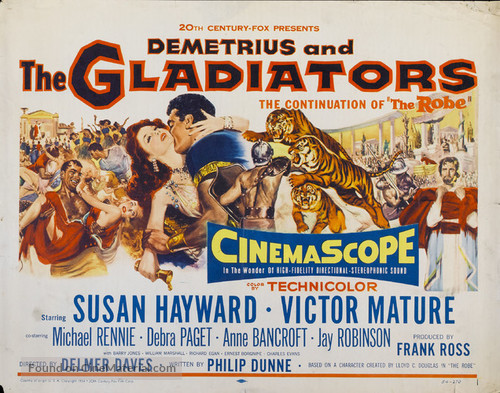 Demetrius and the Gladiators - Movie Poster