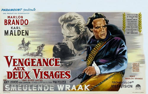 One-Eyed Jacks - Belgian Movie Poster