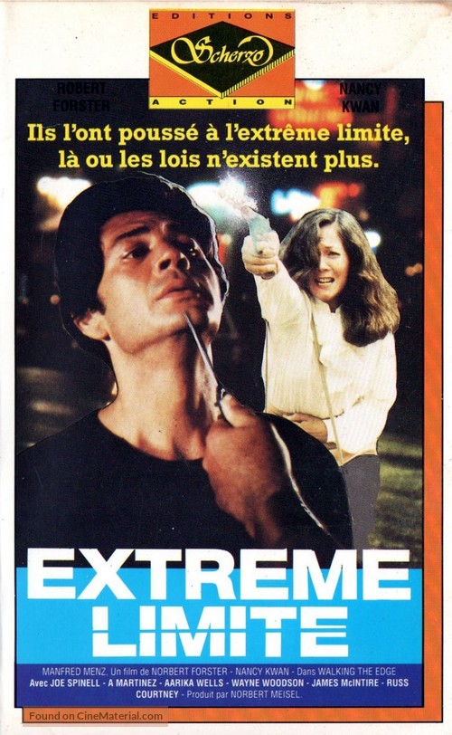 Walking the Edge - French VHS movie cover
