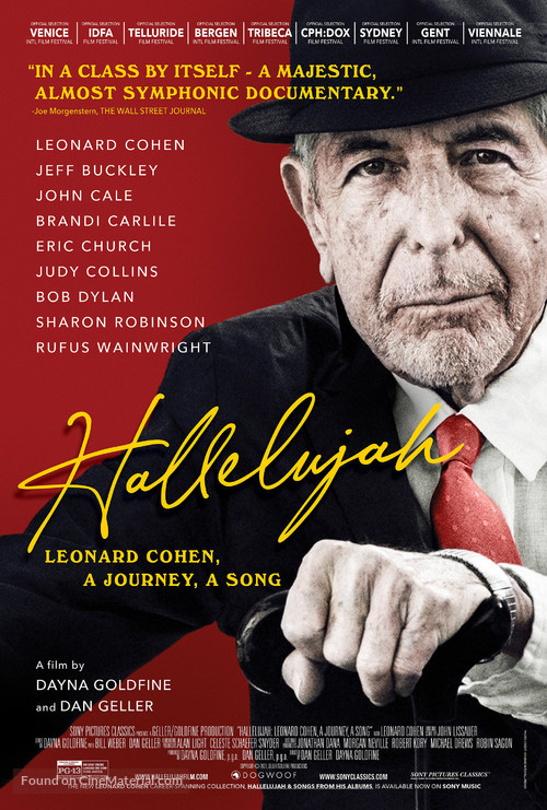 Hallelujah: Leonard Cohen, a Journey, a Song - Movie Poster