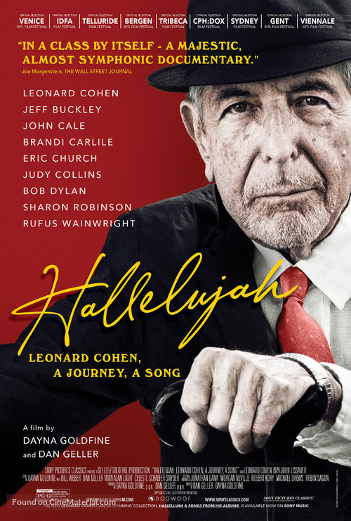 Hallelujah: Leonard Cohen, a Journey, a Song - Movie Poster