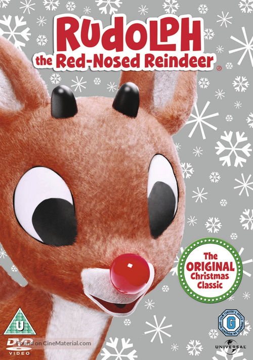 Rudolph, the Red-Nosed Reindeer - British DVD movie cover