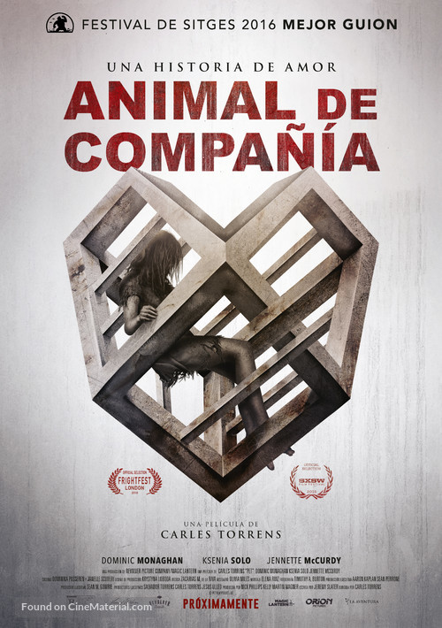 Pet - Spanish Movie Poster