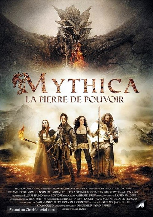 Mythica: The Darkspore - French DVD movie cover