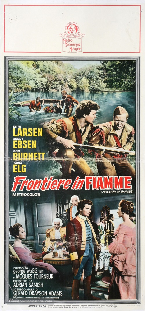Mission of Danger - Italian Movie Poster