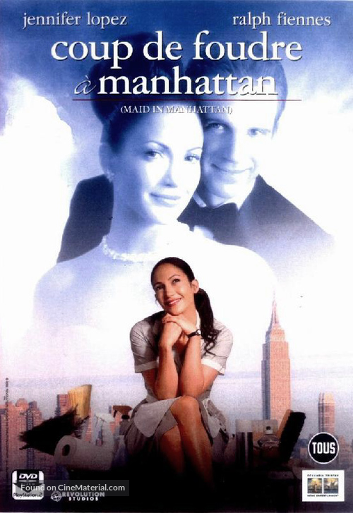 Maid in Manhattan - Belgian DVD movie cover