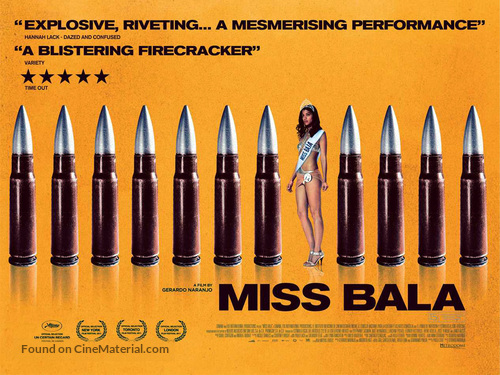 Miss Bala - British Movie Poster