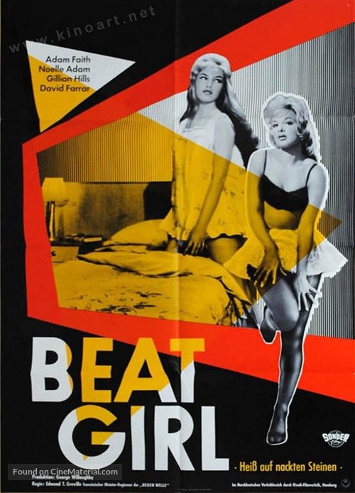 Beat Girl - German Movie Poster
