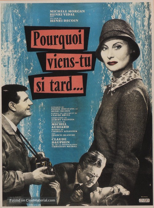 Pourquoi viens-tu si tard? - French Movie Poster