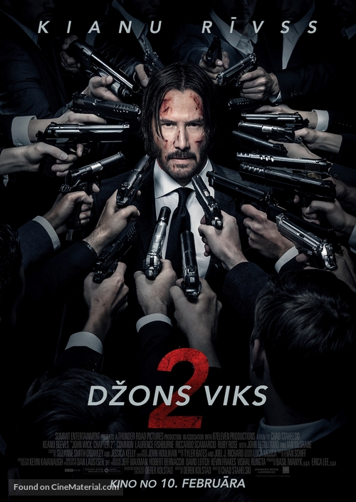 John Wick: Chapter Two - Latvian Movie Poster