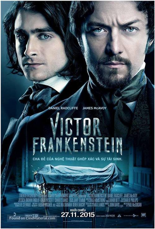 Victor Frankenstein - Vietnamese Movie Poster