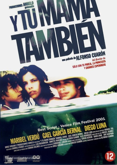 Y Tu Mama Tambien - Dutch DVD movie cover