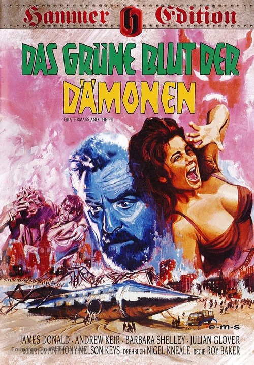 Quatermass and the Pit - German DVD movie cover