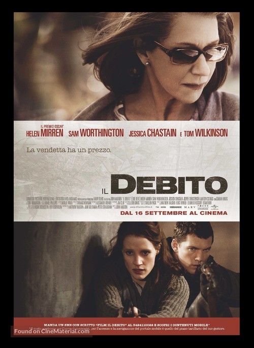 The Debt - Italian Movie Poster