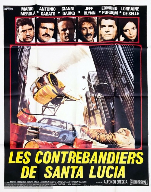 I contrabbandieri di Santa Lucia - French Movie Poster