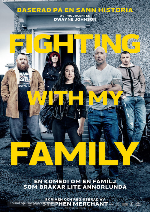 Fighting with My Family - Swedish Movie Poster