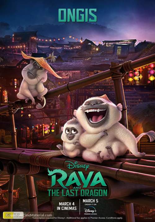 Raya and the Last Dragon - Australian Movie Poster