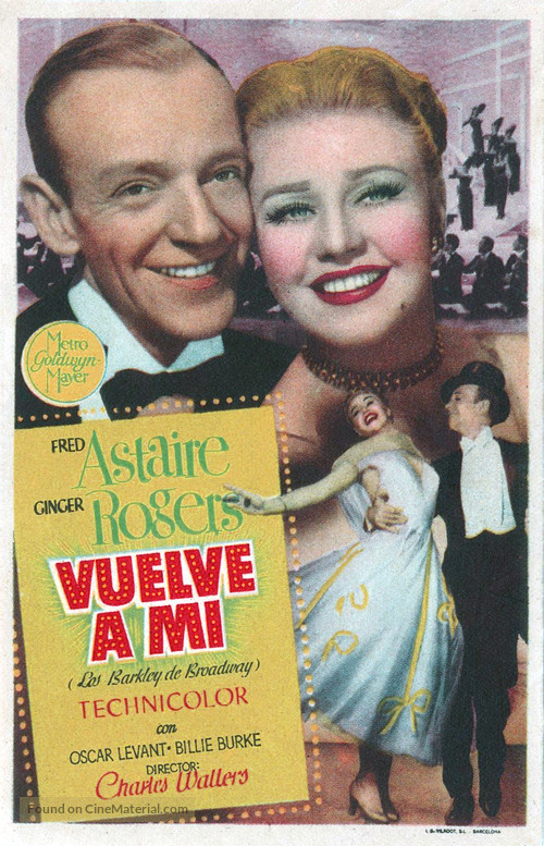 The Barkleys of Broadway - Spanish Movie Poster