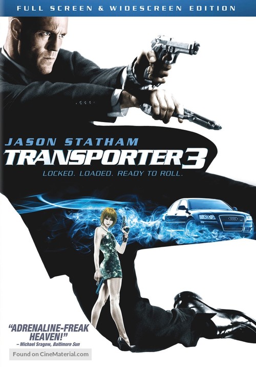 Transporter 3 - DVD movie cover
