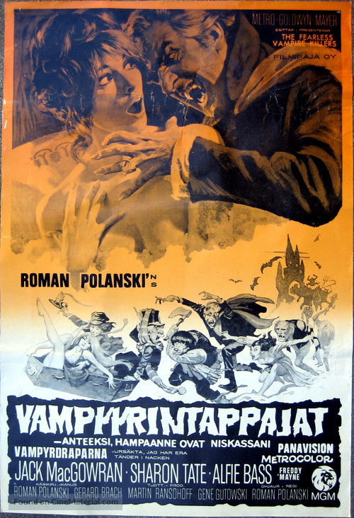 Dance of the Vampires - Finnish Movie Poster