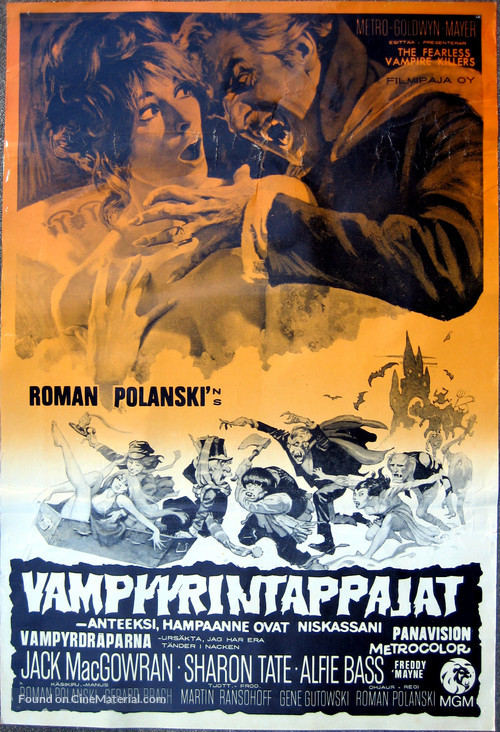 Dance of the Vampires - Finnish Movie Poster