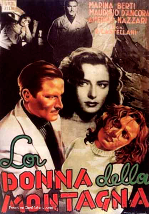 La donna della montagna - Italian Movie Poster