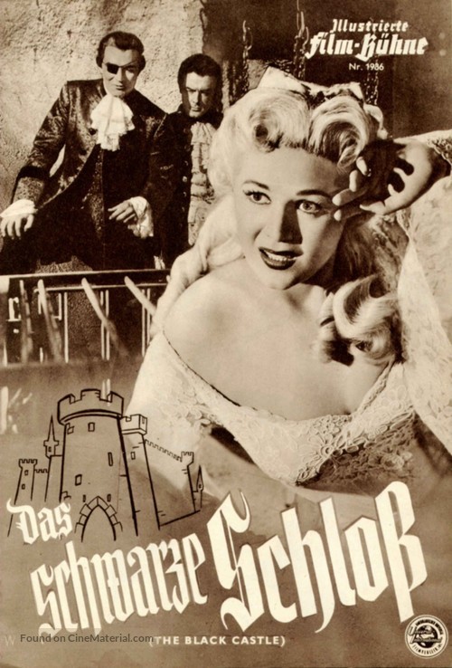 The Black Castle - German poster