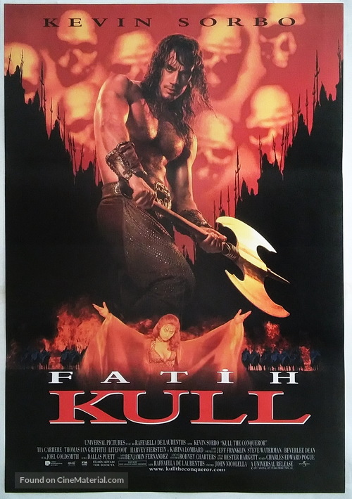 Kull the Conqueror - Turkish Movie Poster