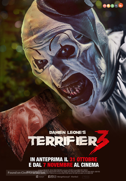 Terrifier 3 - Italian Movie Poster