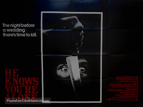 He Knows You&#039;re Alone - Movie Poster