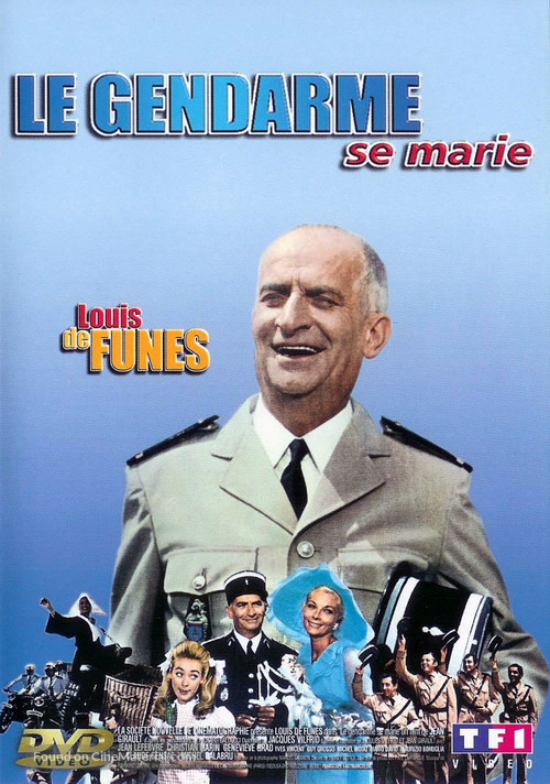 Le gendarme se marie - French DVD movie cover
