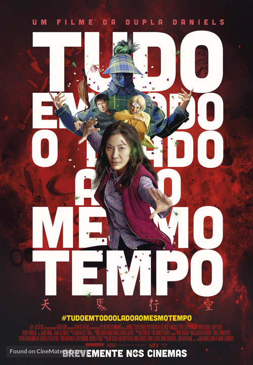 Everything Everywhere All at Once - Portuguese Movie Poster