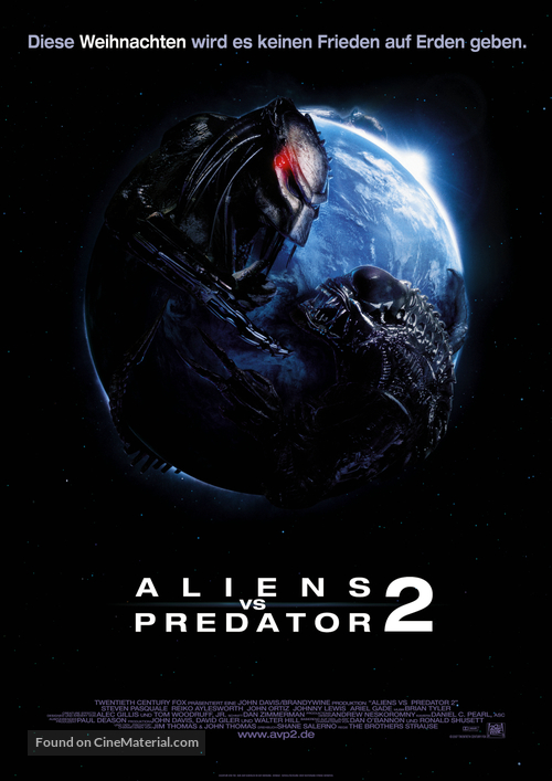 AVPR: Aliens vs Predator - Requiem - German Movie Poster