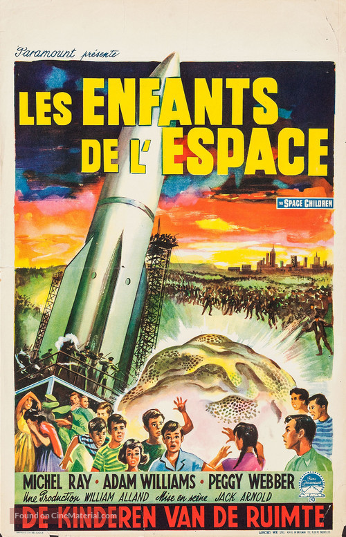 The Space Children - Belgian Movie Poster